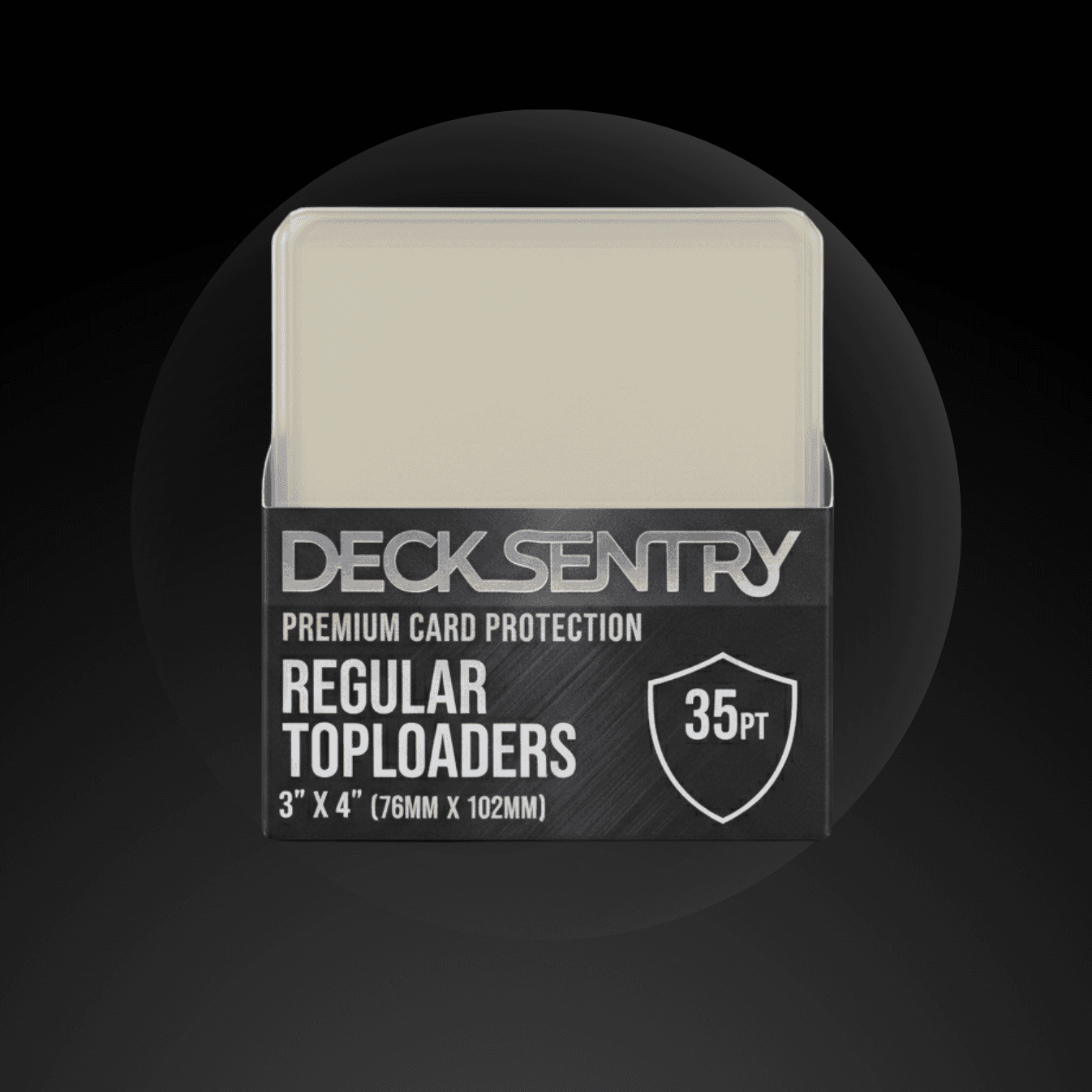 DeckSentry - 35pt Card Toploaders (3" x 4" - 25 pack)